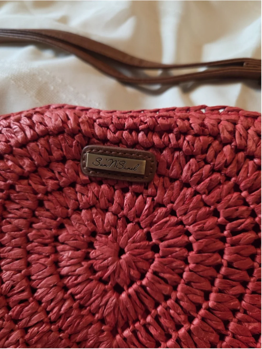Sun N Sand Cross Body Bag Orange Heart